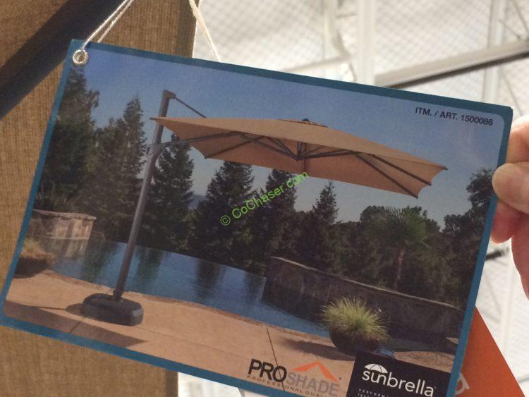 Costco1500086Proshade10′SquareCantileverUmbrellapic CostcoChaser