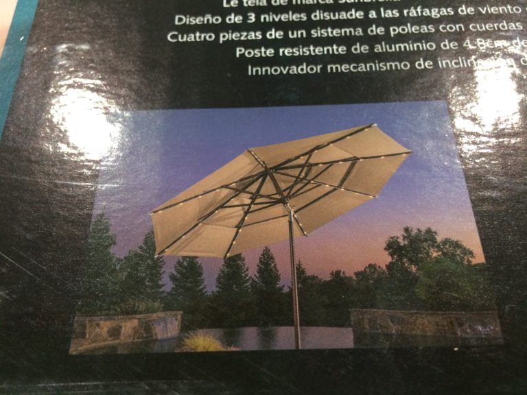 ProShade 11′ LED Solar Aluminum Market Umbrella CostcoChaser