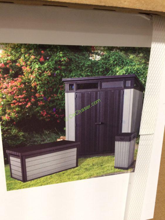 Costco1600083Keter33GallonOutdoorWasteBinspec2 CostcoChaser