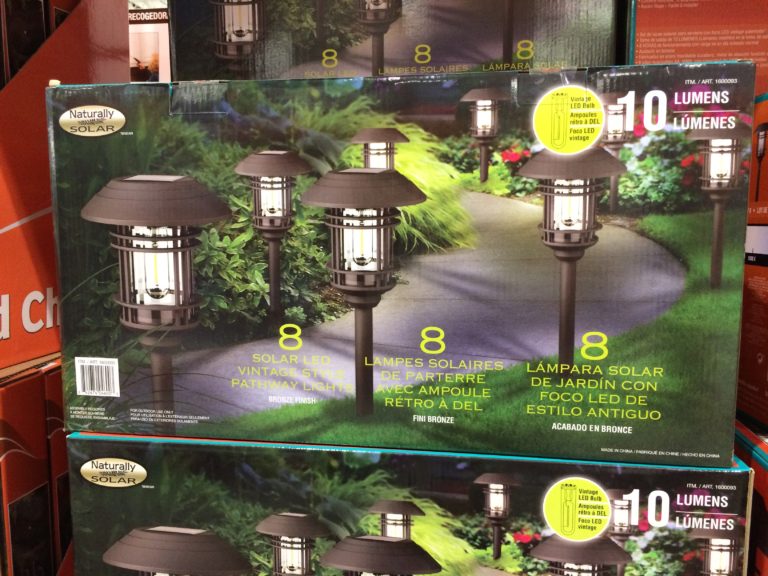 Costco1600093NaturallySolarLargeSolarLEDPathwayLightsbox