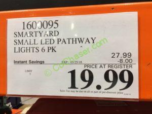 Costco-1600095-Smartyard-Small-LED-Pathway-Light-6PK-tag