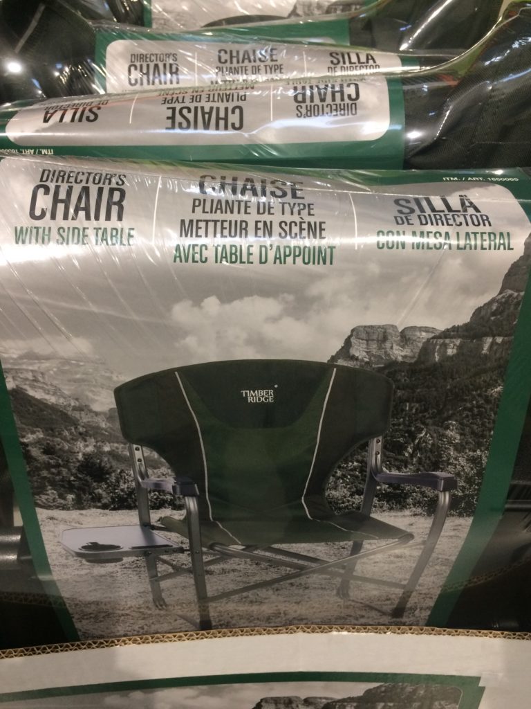 Costco1650065WestfieldERGOFrameDirector’sChairwithSideTable