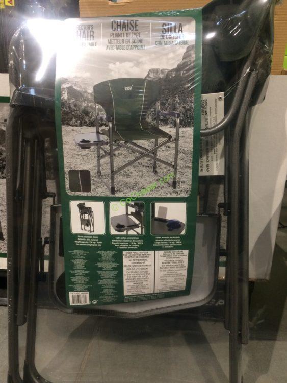 Costco1650065WestfieldERGOFrameDirector’sChairwithSideTable1