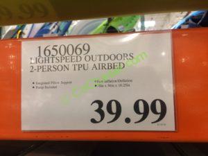 Costco-1650069-Lightspeed –Outdoor-2Person-TPU-Airbed-tag