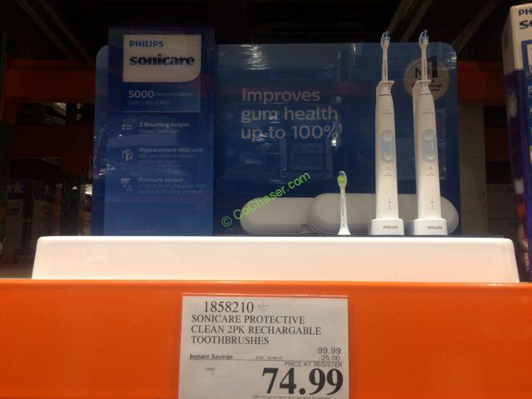 Costco-1858210-Philips-Sonicare-ProtectiveClean-2PK-Rechargeable-Toothbrushes