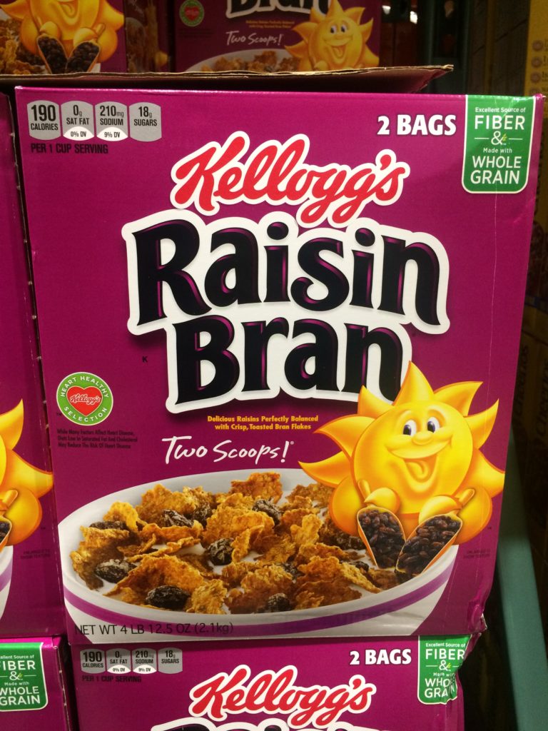 Kellogg’s Raisin Bran Cereal, 76.5 oz. CostcoChaser