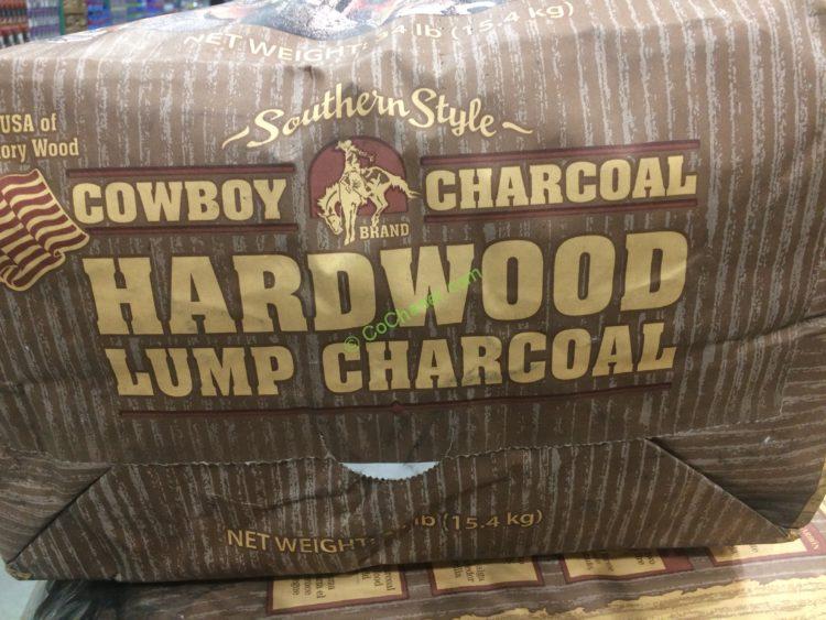 Cowboy All Natural Lump Charcoal 34 Pound Bag CostcoChaser