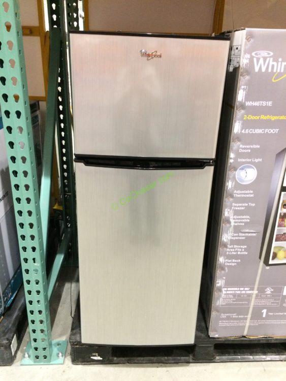 Whirlpool 2 Door Compact Fridge 4.6 Cubic Feet, Model#WH46TS1E