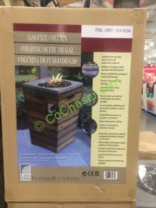 Costco-1031656-Global-Outdoors-Faux-Wood –Fire- Column-box