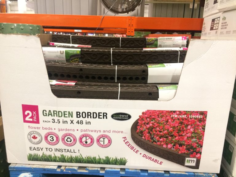 Ecotrend 2PK Flexible Rubber Garden Border CostcoChaser