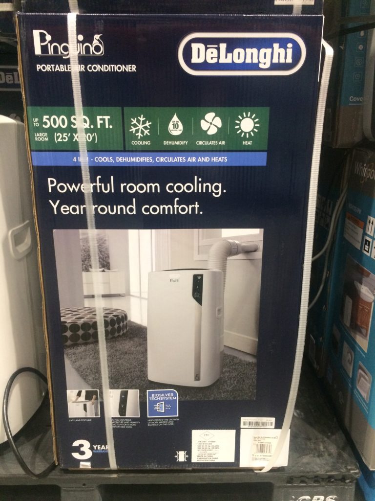 Costco1115500DelonghiPacanPortableACbox CostcoChaser