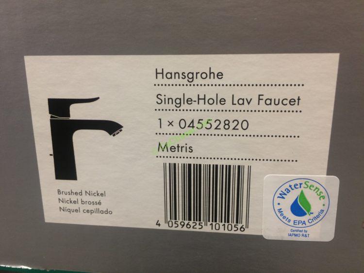 Costco1138634HansgroheMetrisLavatoryFaucetbar CostcoChaser