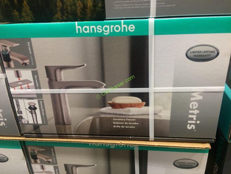 Costco1138634HansgroheMetrisLavatoryFaucetbox CostcoChaser