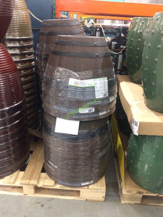 Wine Barrel Planter High Density Resin