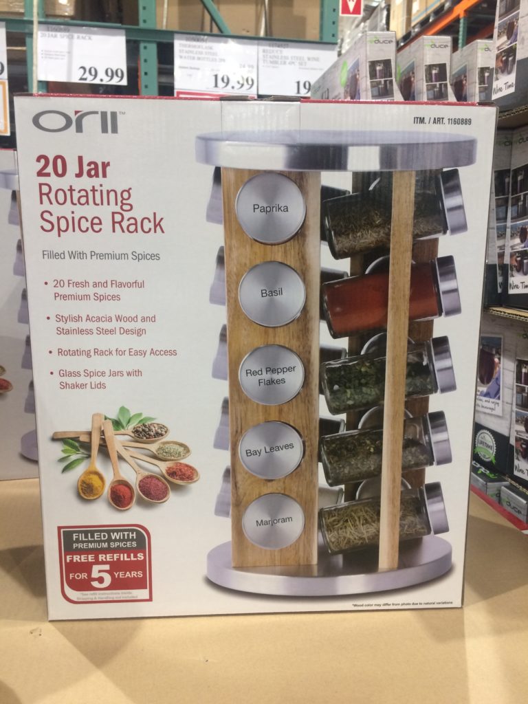 Costco1160889Orii20JarSpiceRackbox CostcoChaser