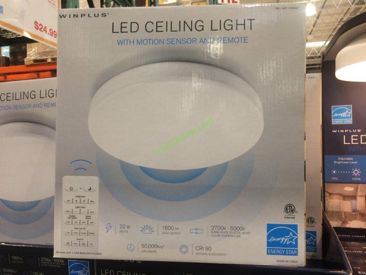 Costco1165831WinplusLEDCellingLightwithSmartSensorsbox CostcoChaser