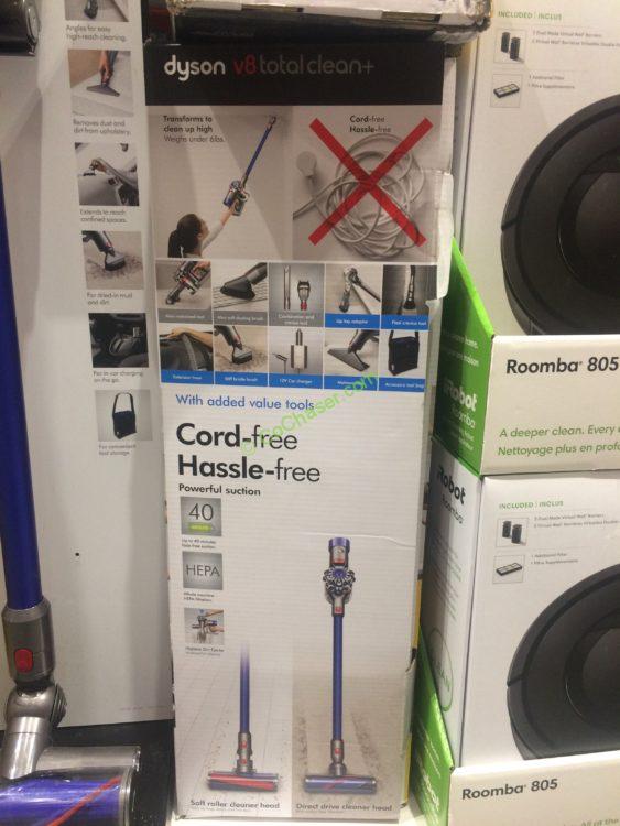 Costco1166767 Dyson V8 Total Clean Cordless Vacuumbox CostcoChaser