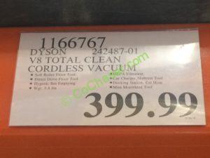 Costco-1166767- Dyson V8 Total Clean Cordless Vacuum-tag