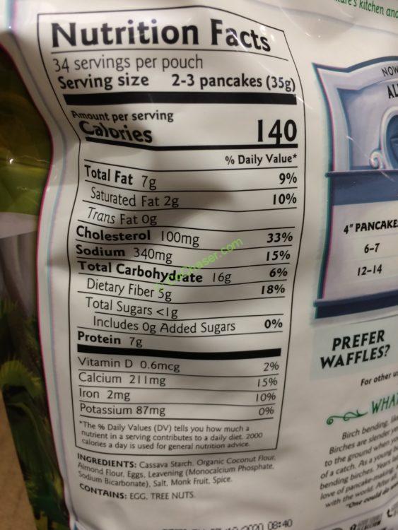 Costco1169771BirchBendersPaleoPancakeWaffleMixchart CostcoChaser