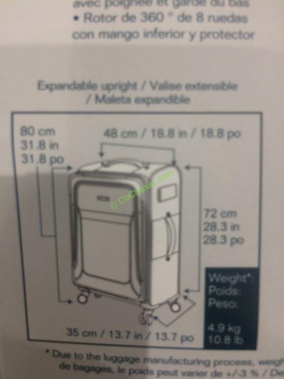 perry ellis luggage costco