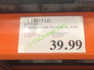 Costco-1189516-Bionaire-Commander-Pedestal-Fan-tag