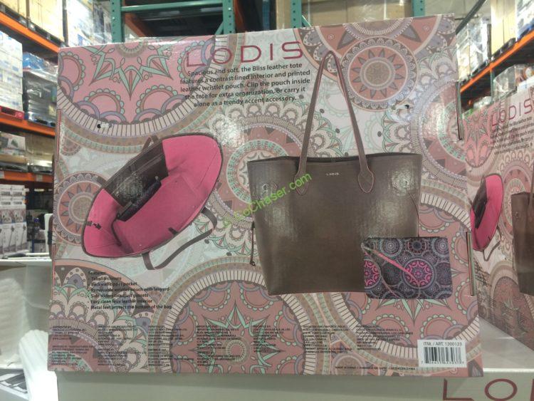 lodis leather tote costco
