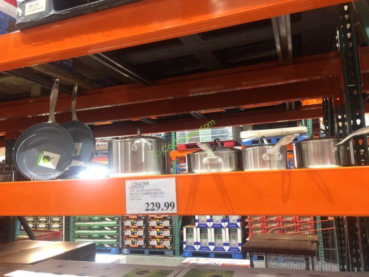 Greenpan 11PC Stainless Steel TriPLY Cookware Set CostcoChaser