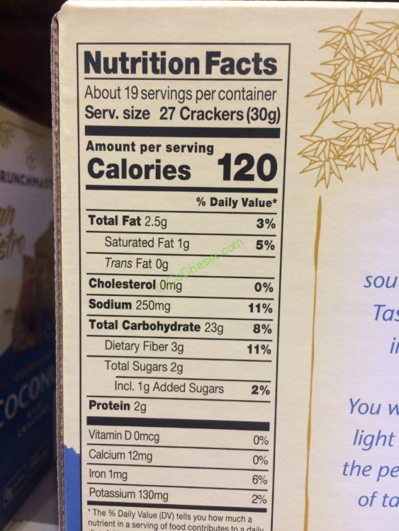 Costco1204389CrunchmasterCoconutRiceCrackerchart CostcoChaser