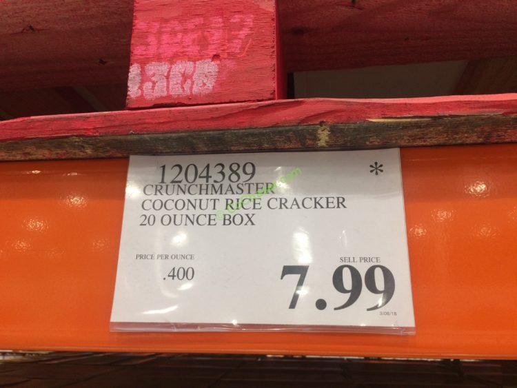costco crunchmaster rice crackers