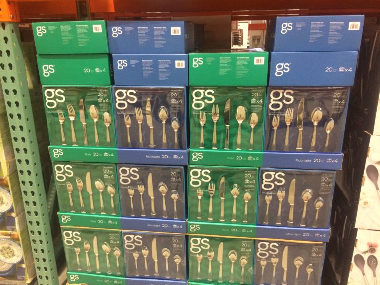 Gourmet Settings 20PC Stainless Steel Flatware Set CostcoChaser