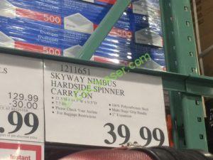 Costco-1211651-Skyway-Nimbus-Hardside-Spinner-Carry-on-tag