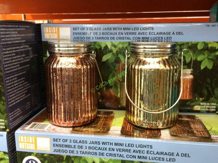 Glass Jar Lights 3-pack