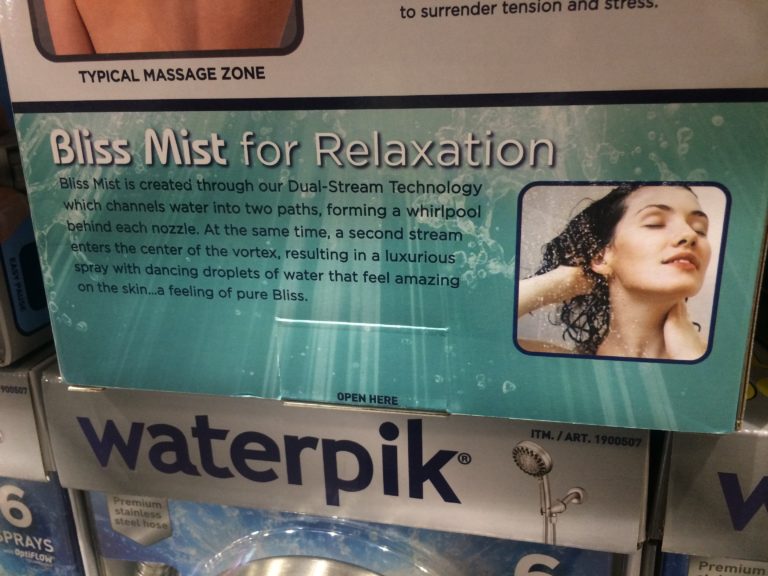 Costco1900507 WaterpikHandheldShowerHeadinBrushedNickelinf1