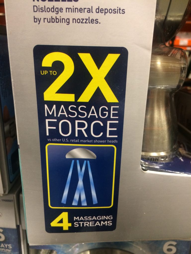 Costco1900507 WaterpikHandheldShowerHeadinBrushedNickelspec2