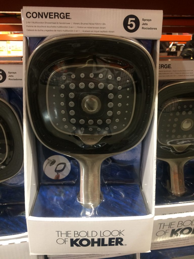 Costco1900513 KohlerConvergeShowerHead inBrushedNickelbox