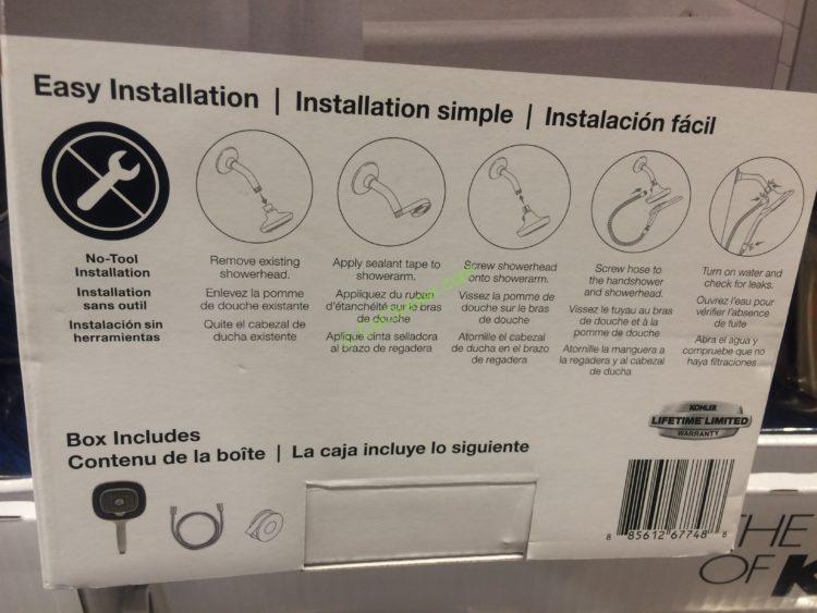 Costco1900513 KohlerConvergeShowerHead inBrushedNickelinf