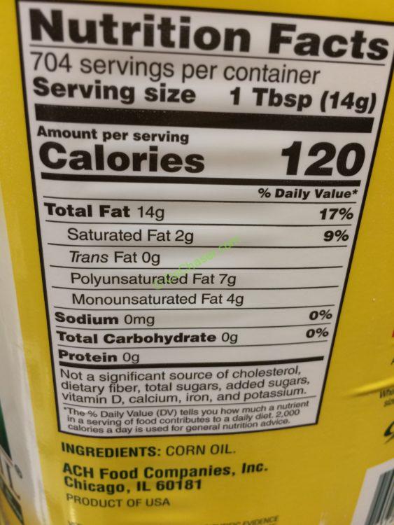 Mazola 100 Corn Oil 2.5 Gallon Container CostcoChaser