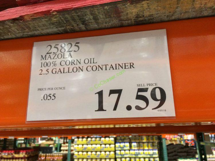 Costco25825Mazola100CornOiltag CostcoChaser