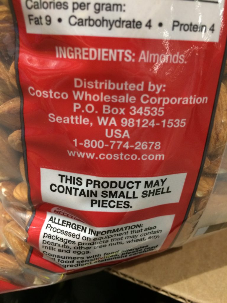 Costco284601KirklandSignatureWholeAlmondsinf CostcoChaser