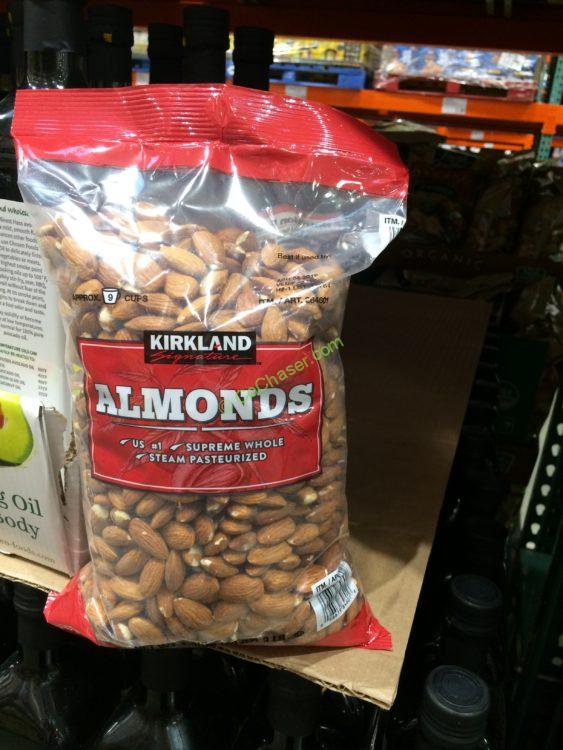 Kirkland Signature Whole Almonds 3 Pond Bag