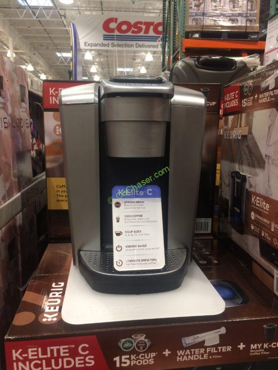 Keurig K-Elite C Single Serve Coffee Maker with 15 K-Cup Pods