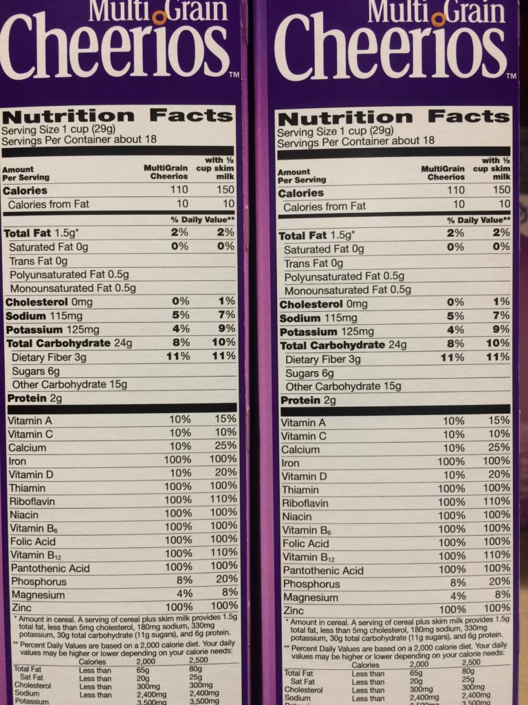 Costco412121GeneralMillsMultiGrainCheerioschart CostcoChaser