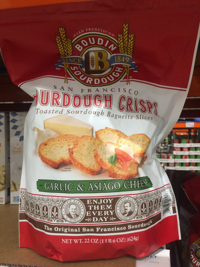 Boudin Garlic Asiago Crisps 22 Ounce Bag CostcoChaser