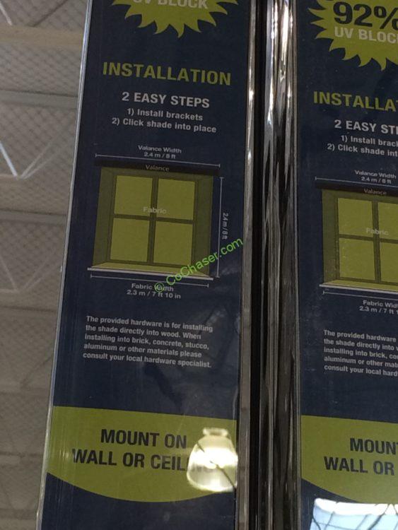 Costco703969 SunShade HandcraankOperationbox CostcoChaser