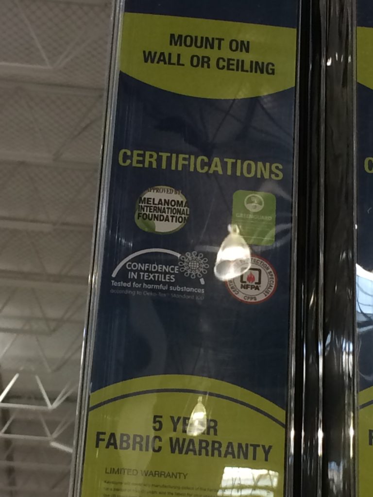 Costco703969 SunShade HandcraankOperationbox1 CostcoChaser