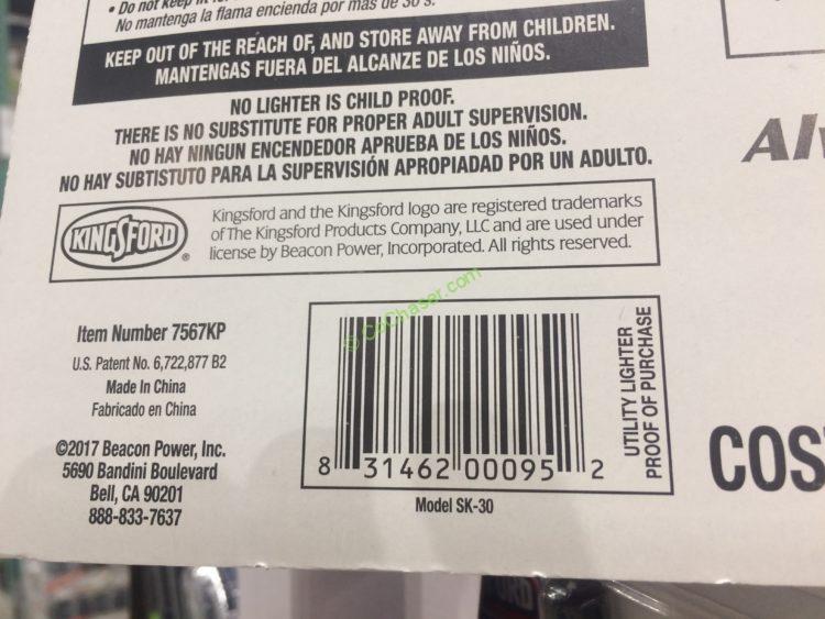 Costco869870 KingsfordUtilityLightersbar CostcoChaser