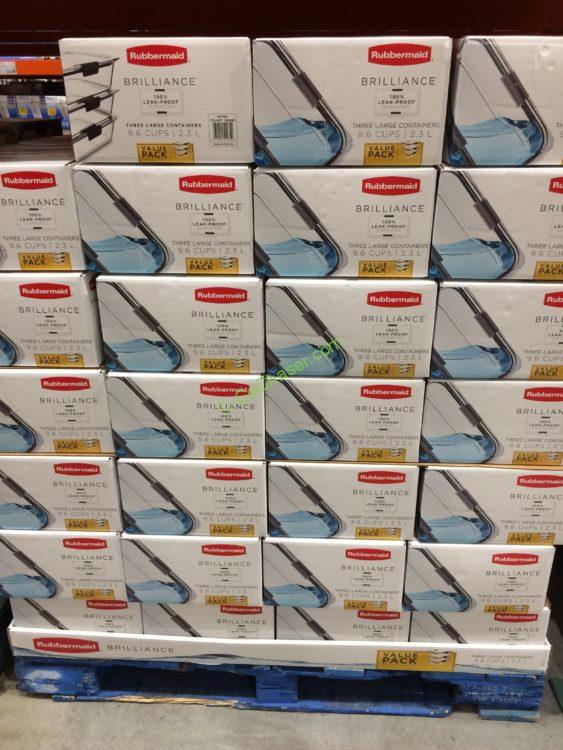 Rubbermaid 3 Pack Brilliance Food Storage Set CostcoChaser