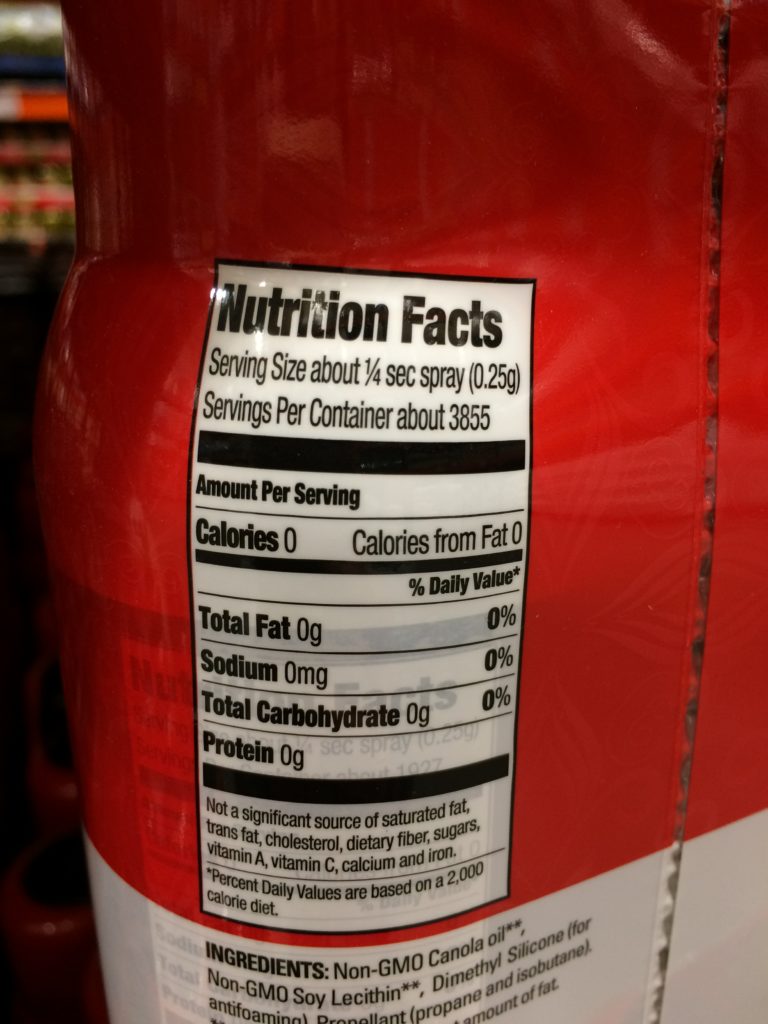 Costco1058015KirklandSignatureNONGMOCanolaOilCookingSpray