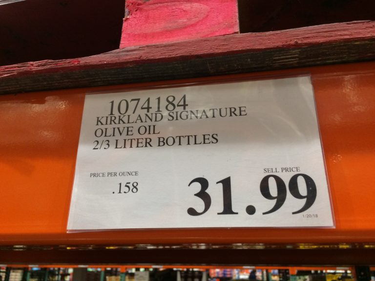 Costco1074184KirklandSignature OliveOiltag CostcoChaser