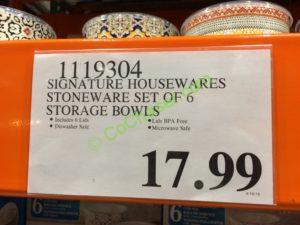 Costco-1119304-Signature-Housewares-Stoneware-Set-tag